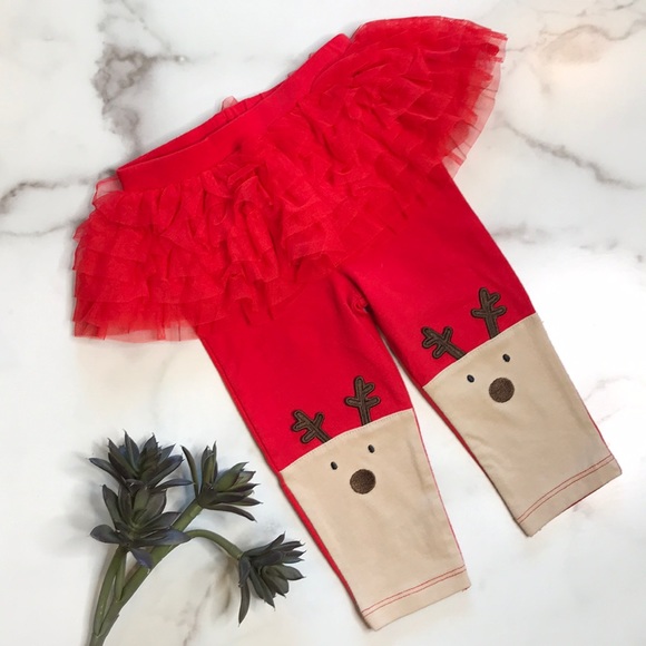 Koala Kids Other - Infant Girl 6-9 Months Reindeer Holiday Leggings